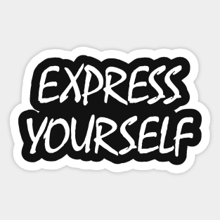 Express Yourself Sticker